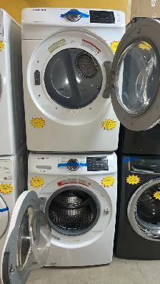 Samsung 27" Stackable Washer And Drye Tested  30-Day Warranty - Photo 3