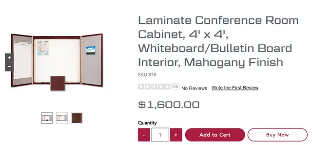 Laminate Conference Room Bulletin Board-Excellent Condition! - Photo 2