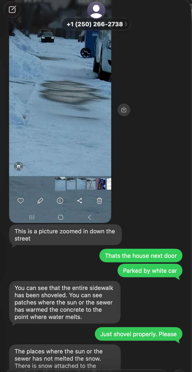 Alert: Snow Removal Scammer 250 266 2738 - Photo 4