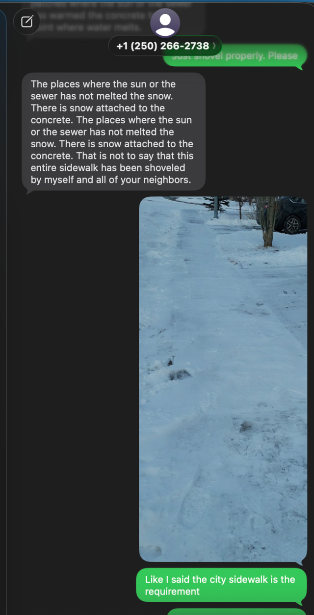 Alert: Snow Removal Scammer 250 266 2738 - Photo 5