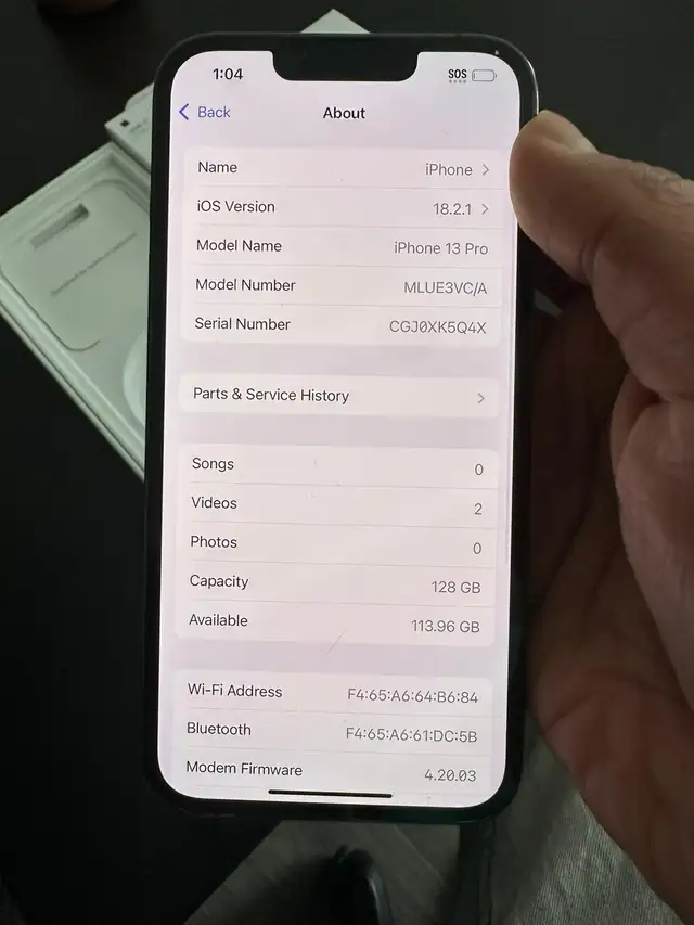 IPHONE 13 PRO 128GB AIRPODS/CHARGER SET/DELIVERY - Photo 8