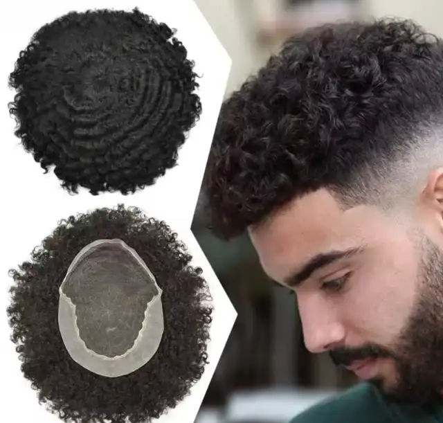 10% Men Hair Piece/ Toupee - Photo 4