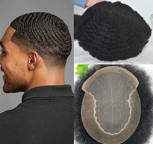 10% Men Hair Piece/ Toupee - Photo 6