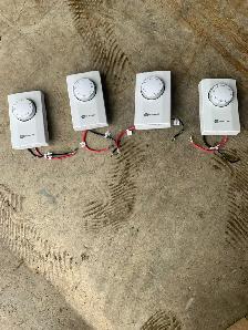 baseboard thermostats/10 each