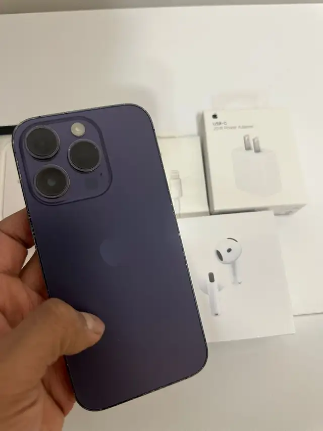 iPhone 14 Pro 128gb Airpods/Fast Charger Set/Delivery - Photo 2