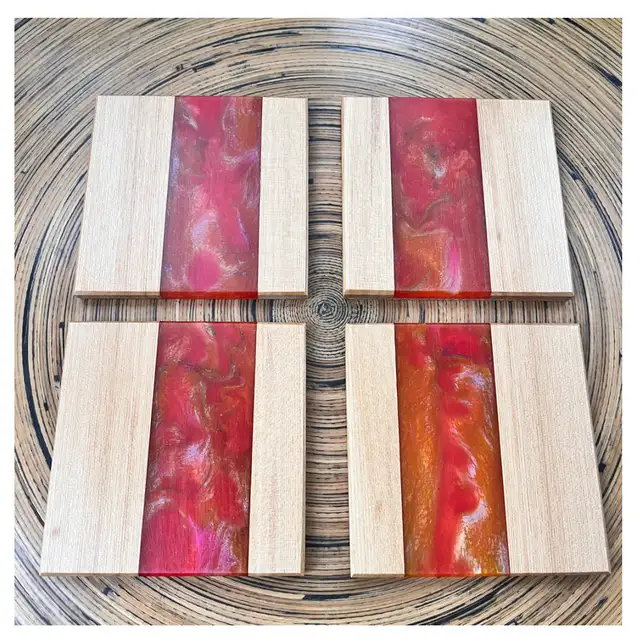 Handmade Coasters - by Urban Hermit Woodcraft