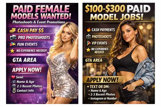 ✨ Paid Models Wanted – Photoshoot & Event Promotions ✨