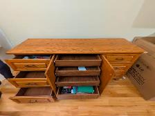 Meuble en chêne massif fabriqué par ébéniste – très solide (72') - Photo 2