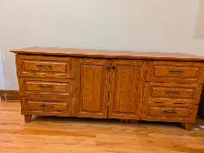 Meuble en chêne massif fabriqué par ébéniste – très solide (72') - Photo 7