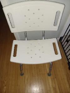 bathtub or shower chair