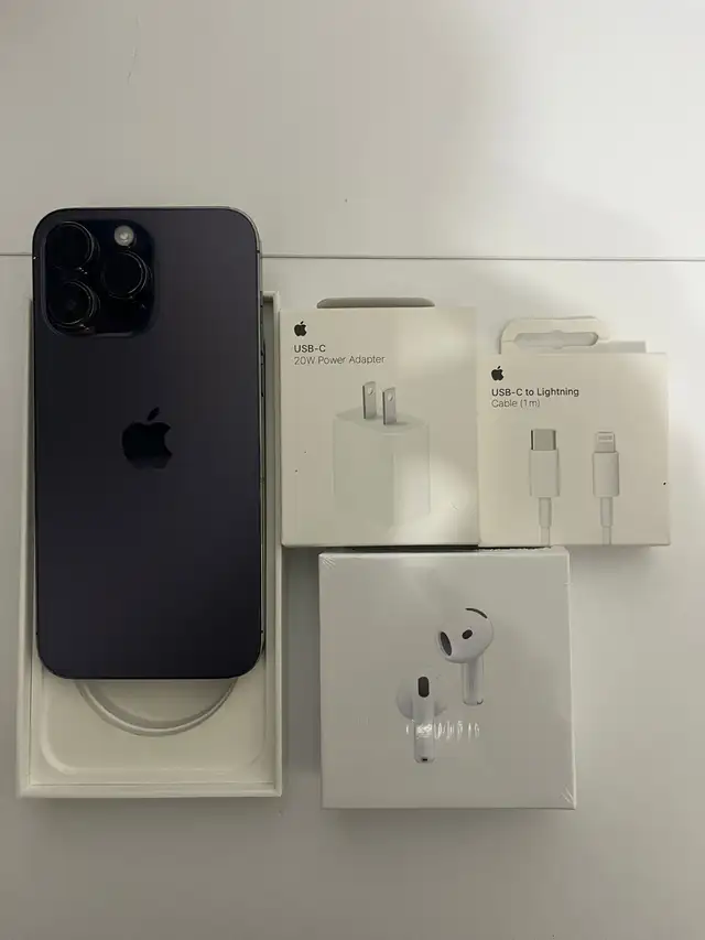 iPhone 14 Pro Max 128GB   Full Accessories Kit   Fast Delivery!