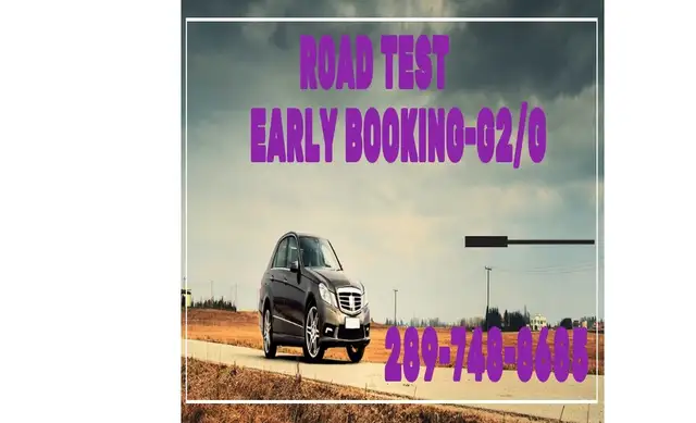 EARLY ROAD TEST BOOKING OF G2,G, DRIVE CLASSES