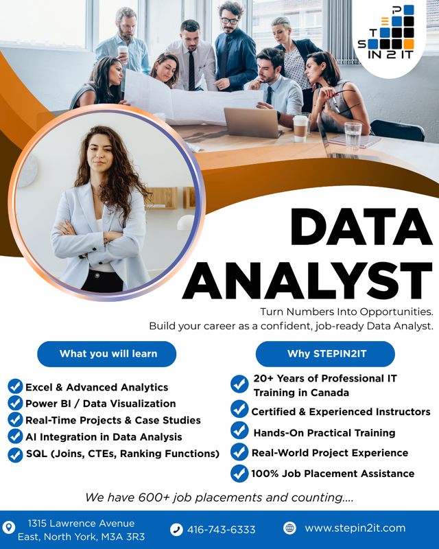 Data Analyst Training by STEPIN2IT