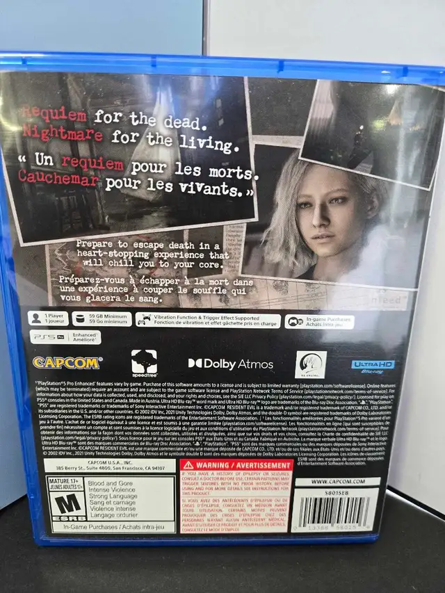 PS 5 GAME RESIDENT EVIL REQUIEM - Photo 2