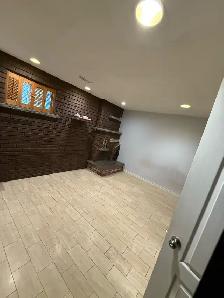 2 bedroom basement for rent is Malton from 1st April.