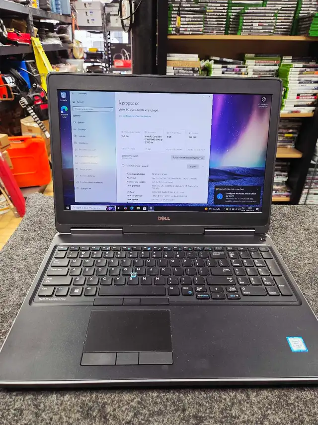 Laptop I7 6820 16GB RAM 256SSD