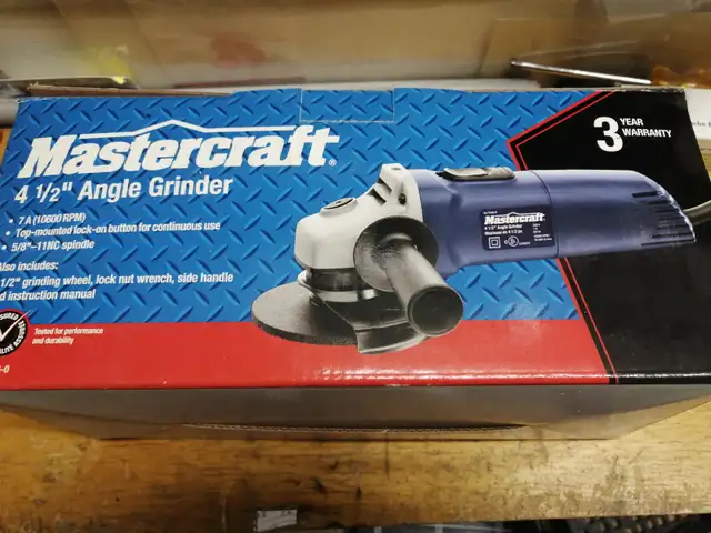 Mastercraft 41/2' Grinder/ Meleuse