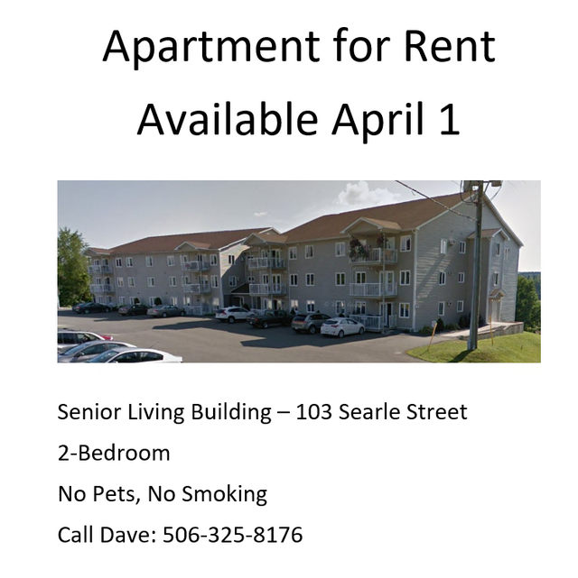 Apartment for Rent - Senior Building