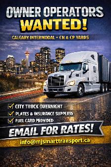 OVERNIGHT CITY OWNER OPERATORS