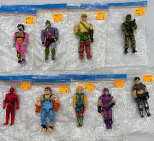 Variety of Articulated Action Figures: Bionic Six, G.I Joe, etc.
