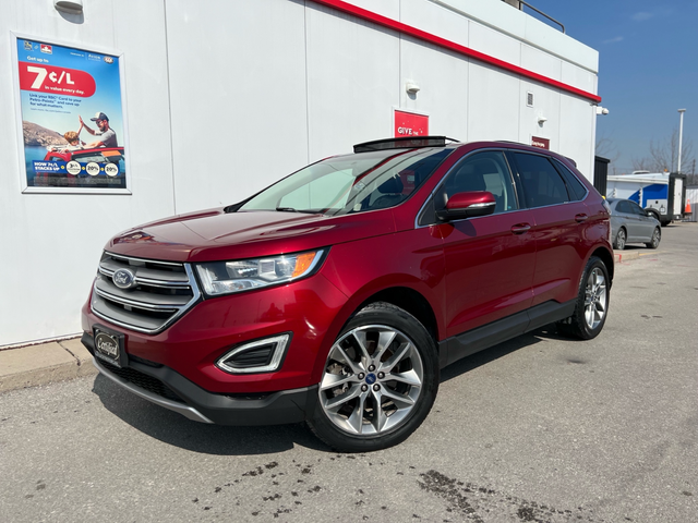 2016 Ford Edge TITANIUM AWD-PANOROOF-LEATHER-ONLY 118KMS-CERTI