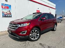 2016 Ford Edge TITANIUM AWD-PANOROOF-LEATHER-ONLY 118KMS-CERTI