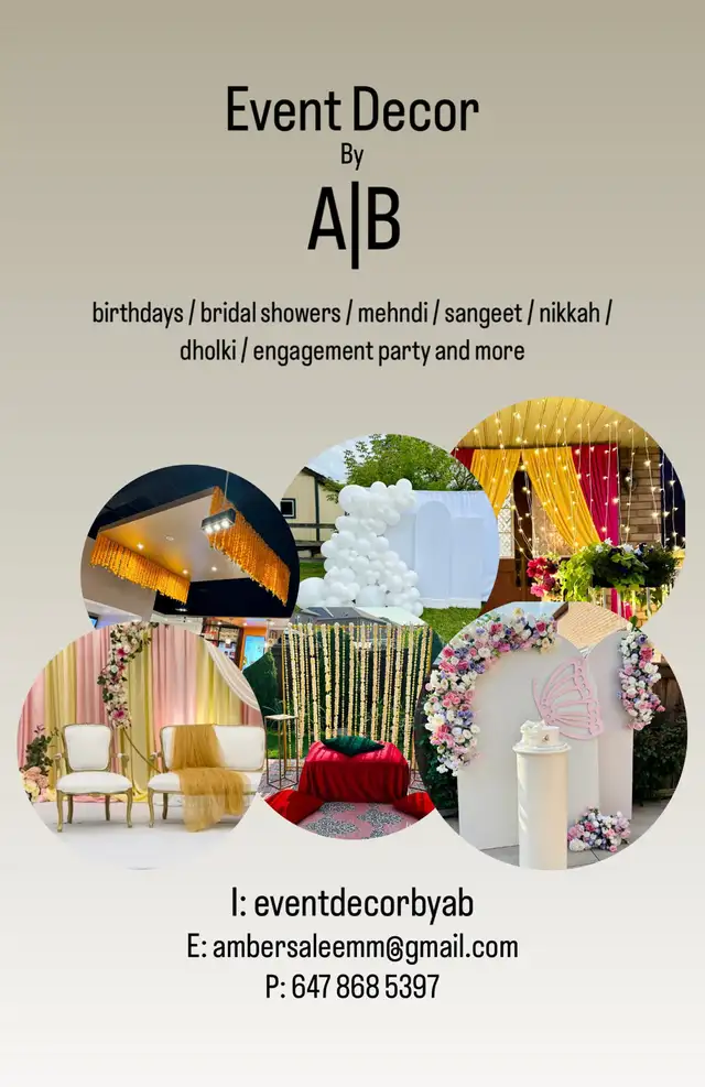 Wedding / Party / Birthday / Small Event Decor