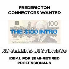 Side gig for well-connected retirees — no selling, just intros