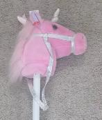 Pink Riding horse on pole for children $10