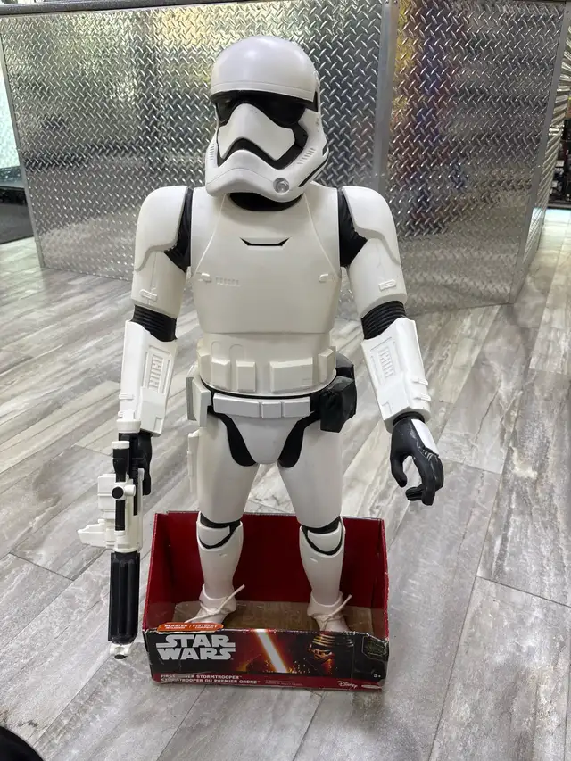 Star Wars Jakks Storm-trooper XL figure with Blaster - Photo 2