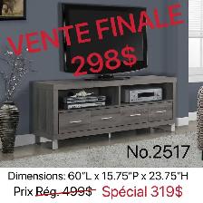 100% NEUF!! TOUT EST NEUF! Des meubles télé en vente！ - Photo 6