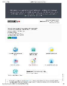 2016 Hyundai Santa Fe Sport 2.4l 4cyl, 165km only! no accidents, - Photo 2