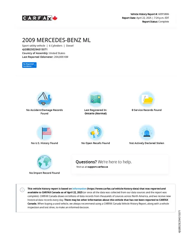 2009 Mercedes-Benz M-Class ML 320 3.0L BlueTEC (Diesel) - Photo 2