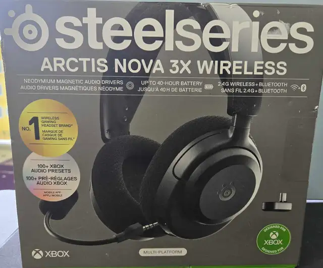 NEW STEELSERIES ARCTIS NOVA 3X WIRELESS