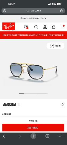 Lunette Ray Ban Marshal II (RB 3648-M) - Photo 2