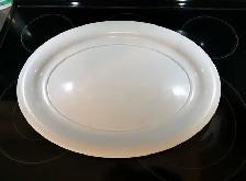 3 Large Plastic White Party Tray (Total 3) - Photo 3