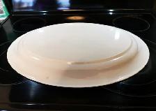 3 Large Plastic White Party Tray (Total 3) - Photo 4