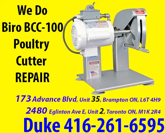 REPAIR, OMCAN, Trento 9″ Belt-Driven Meat Slicer, Service - Photo 2