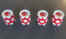 A Set of Maxwell Williams Polkadot Small cups