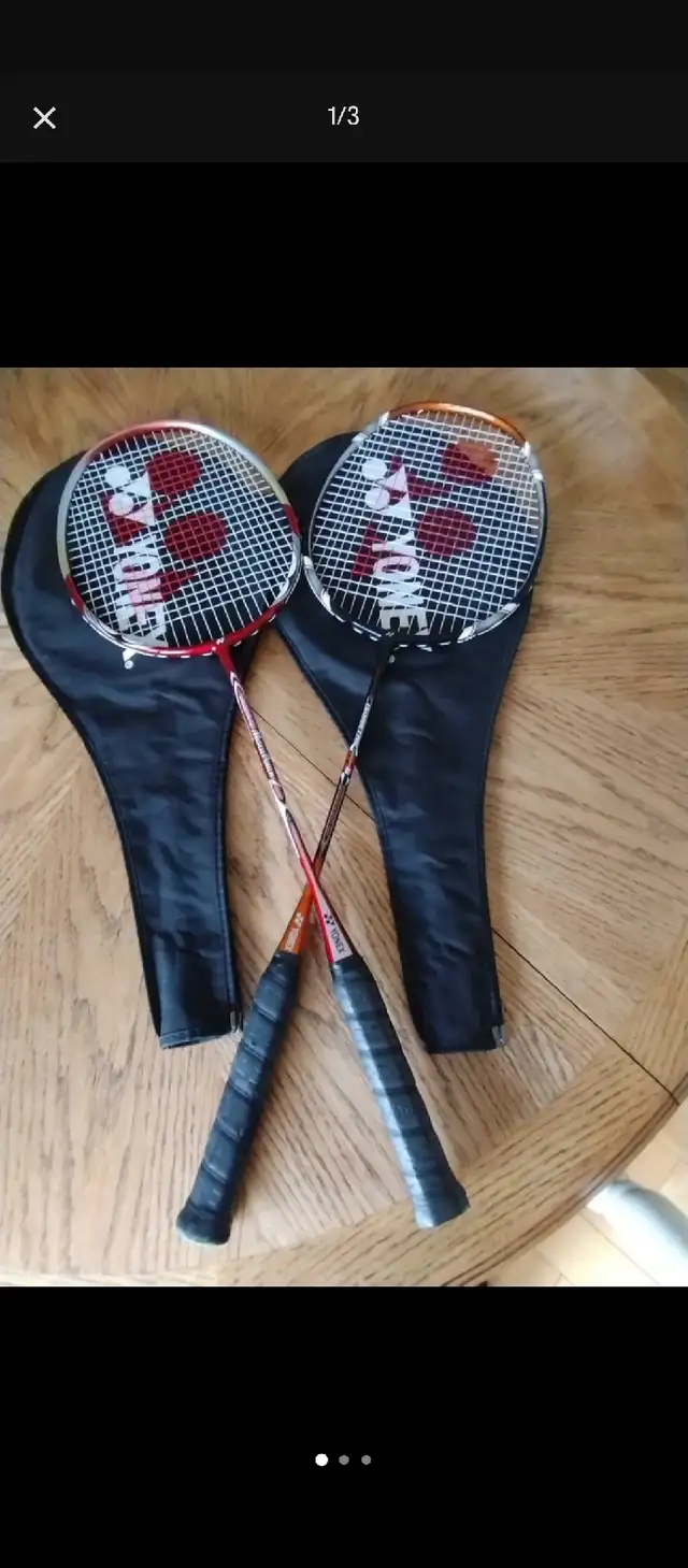 Raquette de badminton