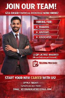 Finacial Brokrage HIRING - Advisors/Trainers
