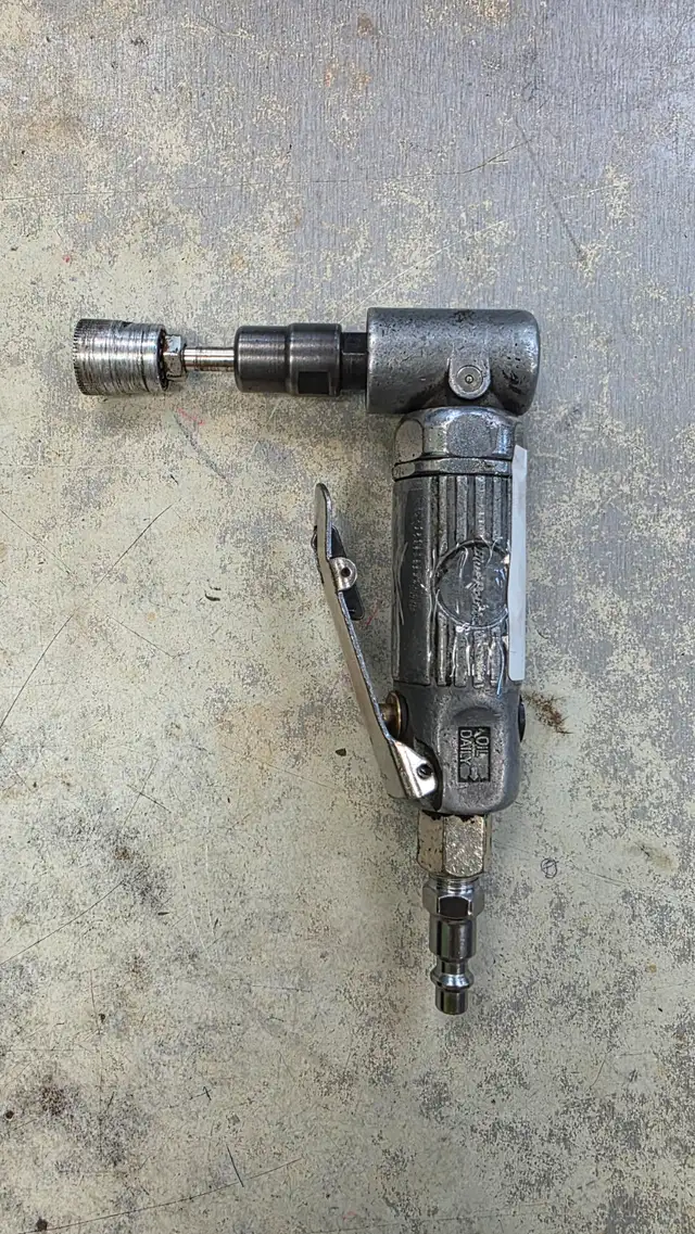 Vintage Blue Point Pneumatic Right Angle Die Grinder