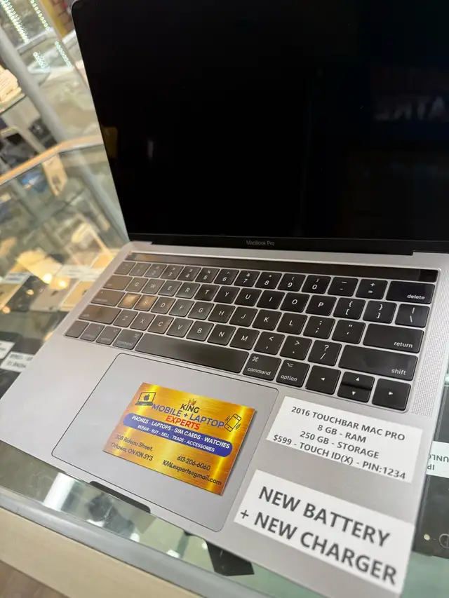 2016 MacBook Pro touchbar