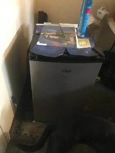 Mini Fridge larger size 4.4 Cu :  34 'H  20' Deep 21' wide