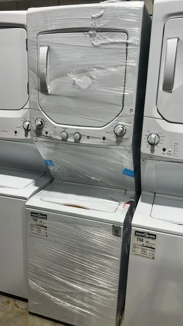 24' GE Electric Washer/ Dryer Laundry Center At FB Appliances!