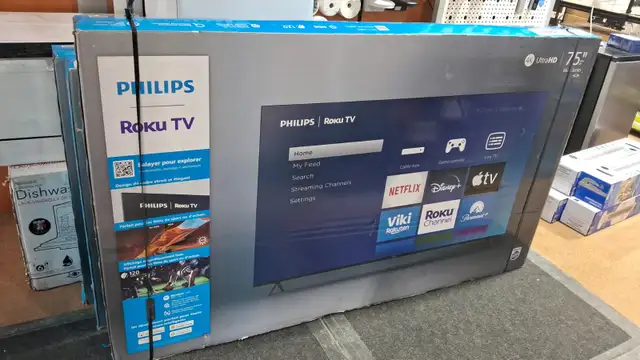 PHILIPS 75' ROKU TV 4K UHD