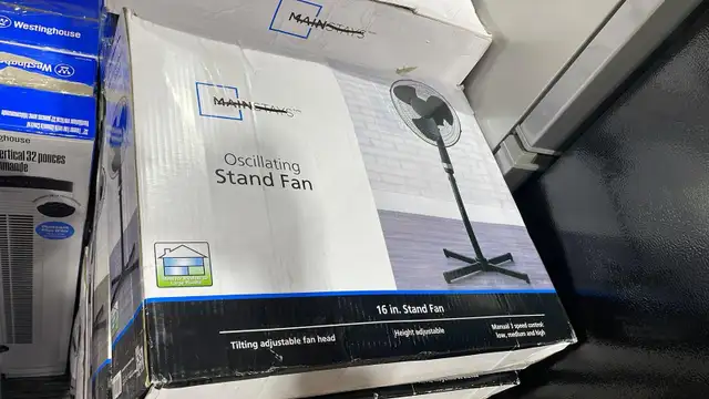 MAINSTAYS 16' OSCILLATING STAND FAN - Photo 2