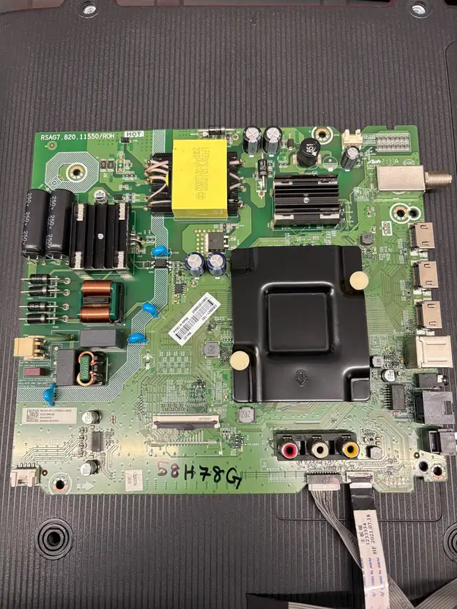 HISENSE, H78G, TV, LED, MAIN BOARD, Repair, Exchange