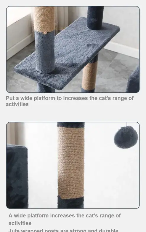 Brand New MMW Cat Tree Multi-Level with Two Condos Special $89 - Photo 6