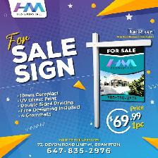 HM Designers Inc. – For Sale Sign Printing